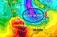 Chilly Northern Plains-Midwest This Weekend
