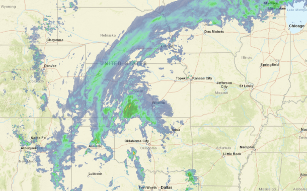 Minor Rainfall Accumulations Winter Wheat Belt